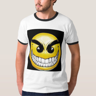 T-shirt visage-rire-mauvais