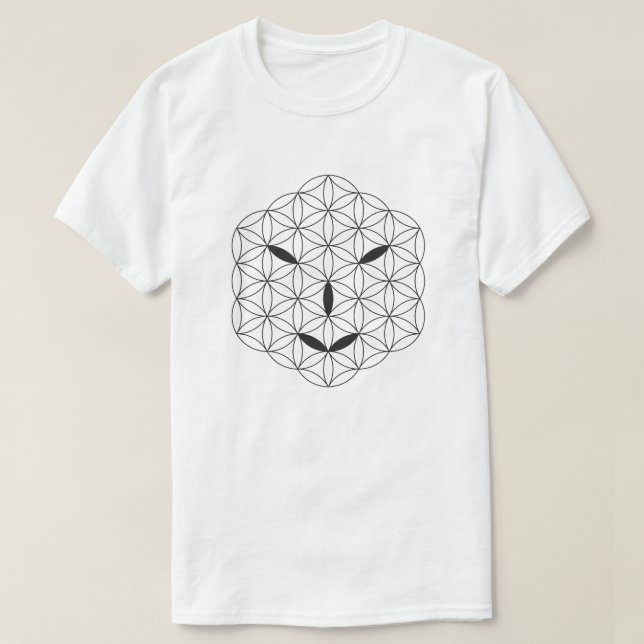 T-shirt Visage sacré - Arcturian 02, Black-Tr. (Design devant)