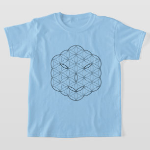 T-shirt Visage sacré - Arcturien, Bl-Wh.