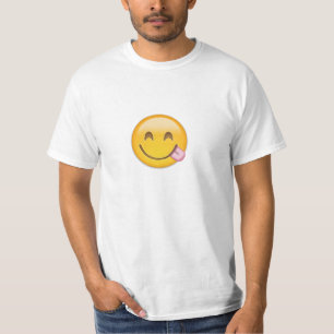 T-shirt Visage Savouring la nourriture délicieuse Emoji