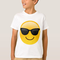 Visage souriant avec lunettes de soleil Cool Emoji
