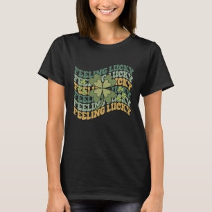 T-shirt Visage Souriant Chanceux Fête de la Saint-Patrick