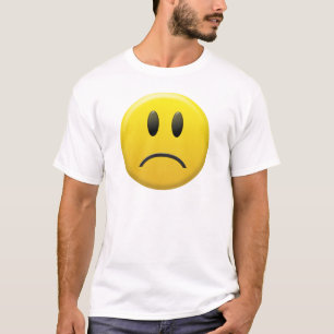 T-shirt Visage triste
