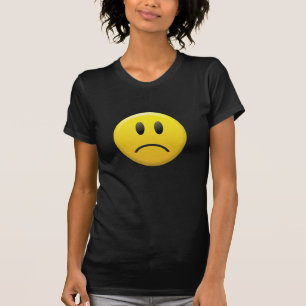 T-shirt Visage triste