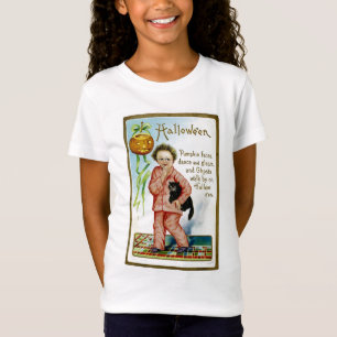 T-Shirt Visages Citrouilles d'Hallowe