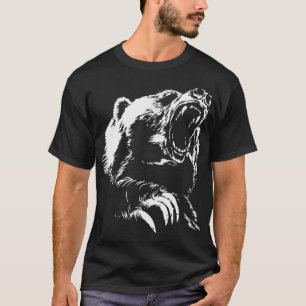 T-shirt Visages Hommes Chemise Ours