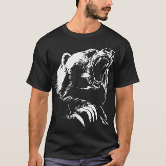 T-shirt Visages Hommes Chemise Ours