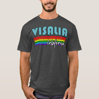 T-shirt Visalia California Pride Visalia LGBT Cadeau LGBT 