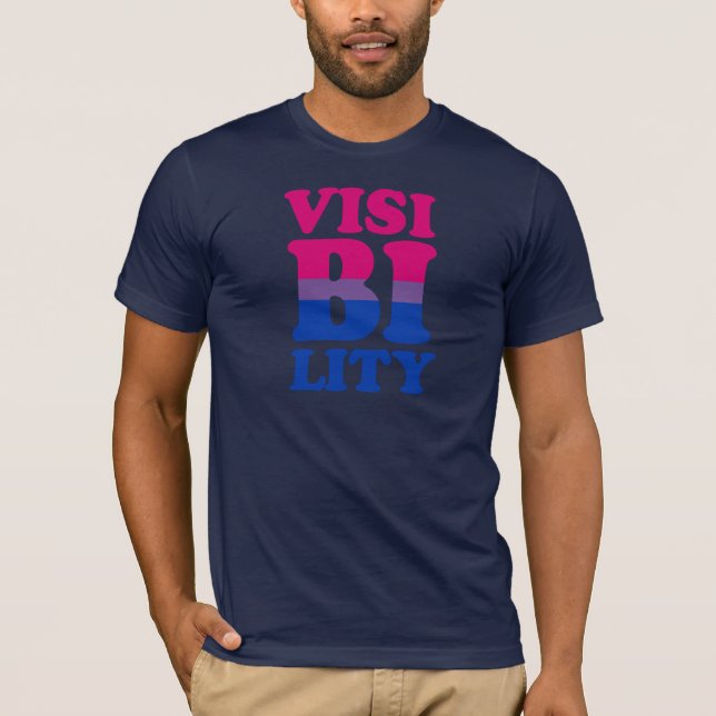 T-shirt Visibilité bisexuelle (Devant)