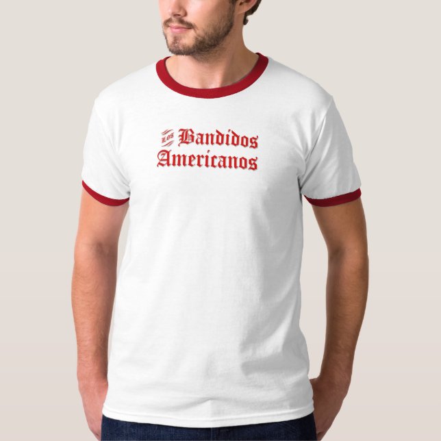 T-shirt Visibilité directe Bandidos Americanos (Devant)