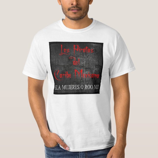 T-shirt Visibilité directe Piratas (quatro de numero) (Devant)