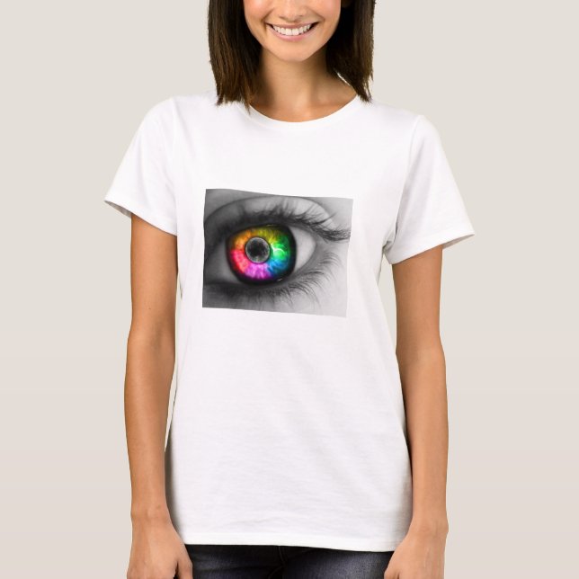 T-shirt Vision d'arc-en-ciel (Devant)