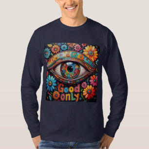 T-shirt Vision robotique et harmonie florale