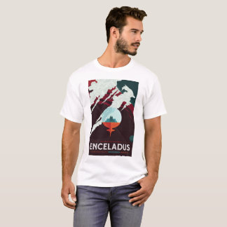 T-shirt Visions de la NASA du futur Enceladus