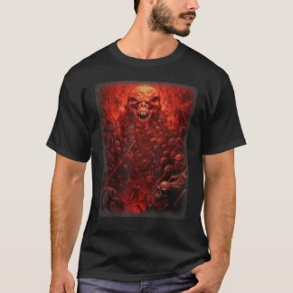 T-shirt Visions of Hell Satan Devils Demons Monster Skelet