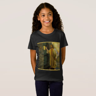 T-Shirt Visitation à Dawn Jesus frappe sur une porte rusti