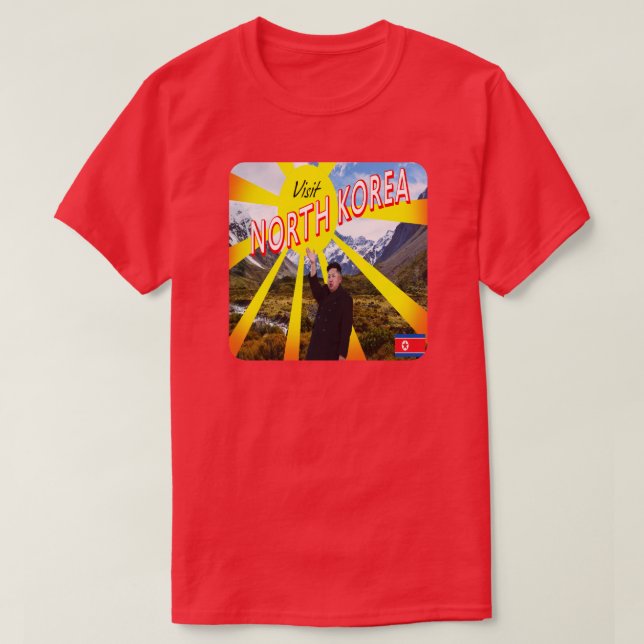 T-shirt Visite Corée du Nord (Design devant)