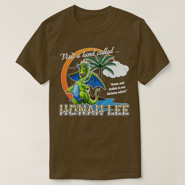T-shirt Visite de Dragon Magique Honah Lee (Design devant)
