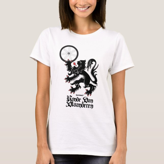 T-shirt Visite de la Flandre (Ronde Van Vlaarenderen) (Devant)