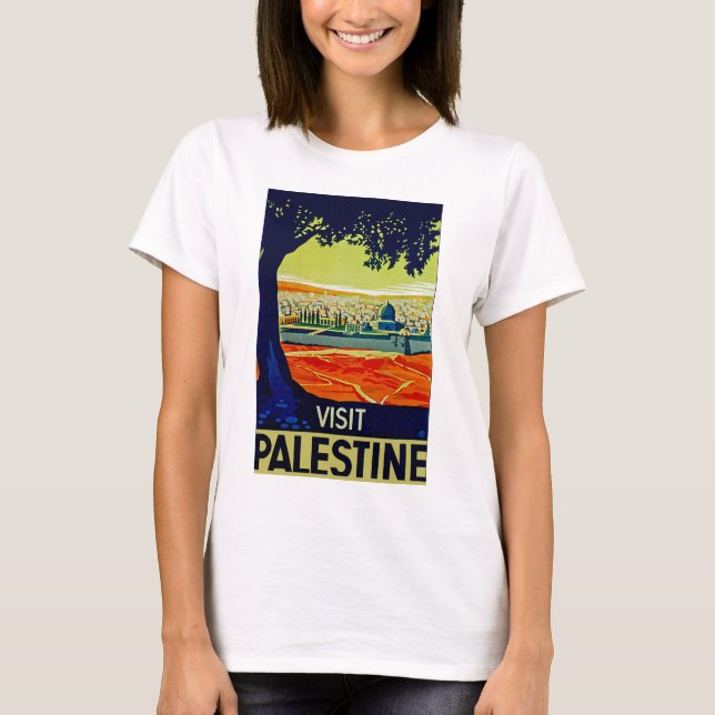 T-shirt Visite de la Palestine (Devant)