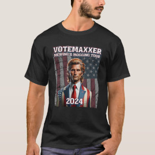 T-shirt Visite de Looksmaxxing Votemaxxer Mewing et Moggin