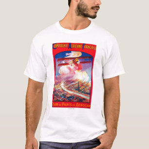 T-shirt Visite De Paris, France dans Aerocar PosterEurope