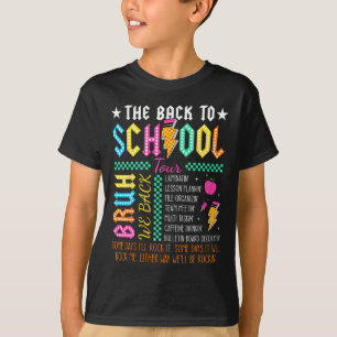 T-shirt Visite drôle rétro de rentrée scolaire Professeur