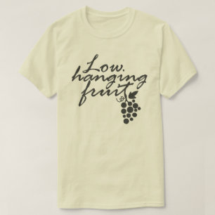 T-shirt Visite du vignoble vinicole à faible pendaison