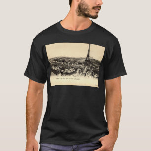 T-shirt Visite Eiffel, cru de La de Paris France c1910