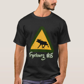 T-shirt Visite en détresse Fryeburg Maine Vacation Moose C