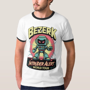 T-shirt Visite guidée mondiale alerte intrus Bezerk Arcade