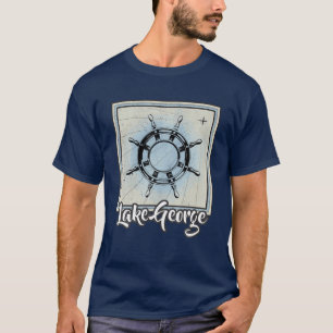 T-shirt Visite Perturbée Lac George Vacances Boa nautique
