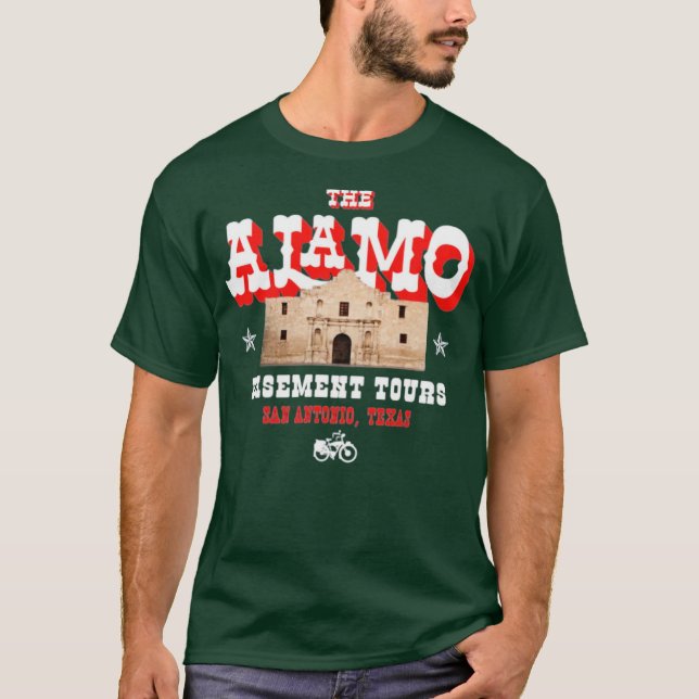 T-shirt Visites au sous-sol de l'Alamo (Devant)