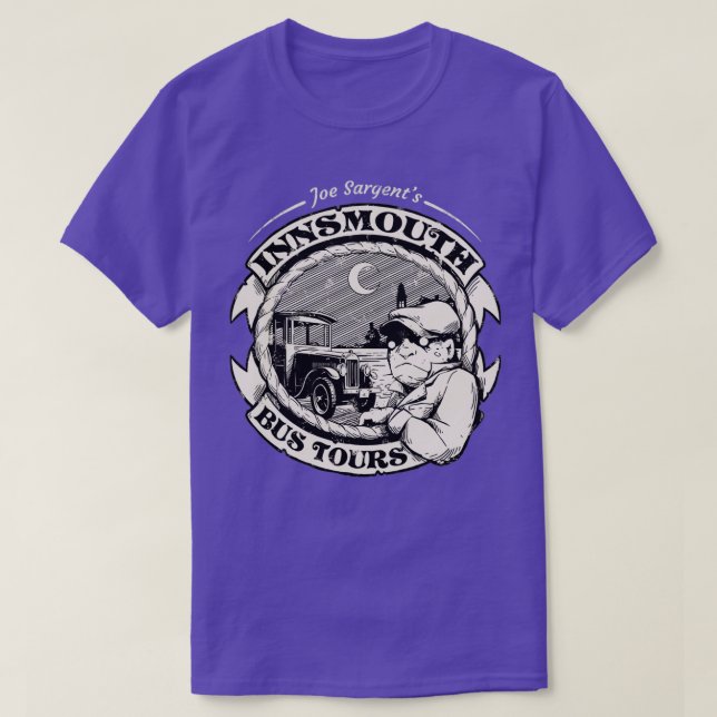 T-shirt Visites en bus à Innsmouth (Design devant)