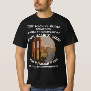 T-SHIRT VISITES EN BUS ITALIEN DE NINA SEGESTA SICILE ITAL