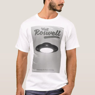 T-shirt Visitez le poster vintage Roswell UFO