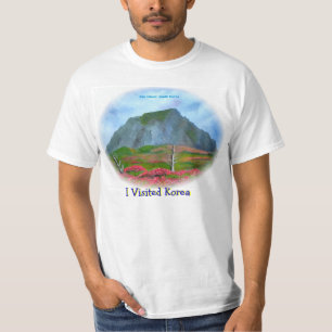 T-shirt Visitez l'île de Jeju Corée (제 주 도)