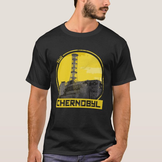 T-shirt Visitez Tchernobyl - Plante nucléaire (Devant)