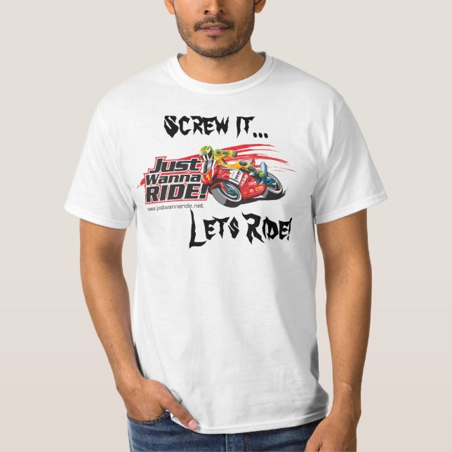 T-shirt Vissez-le. Laisse le tour ! Pièce en t (Devant)