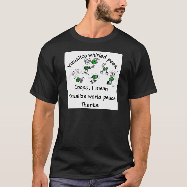 T-shirt Visualisez les pois tourbillonnés (Devant)