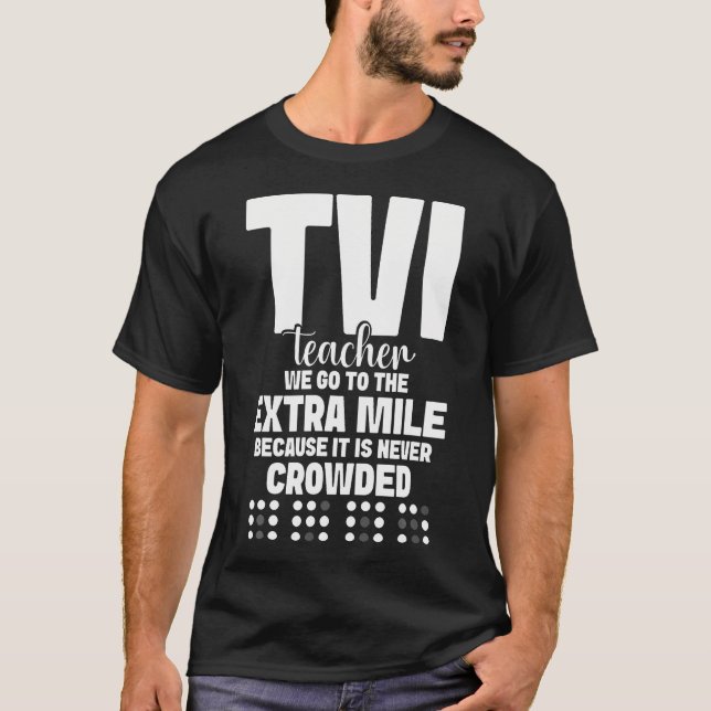 T-shirt Visually Impaired Squad Extra Mile Visually Impair (Devant)