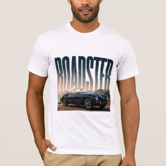 T-shirt Visuel éditorial Roadster Luxe sur route ouverte