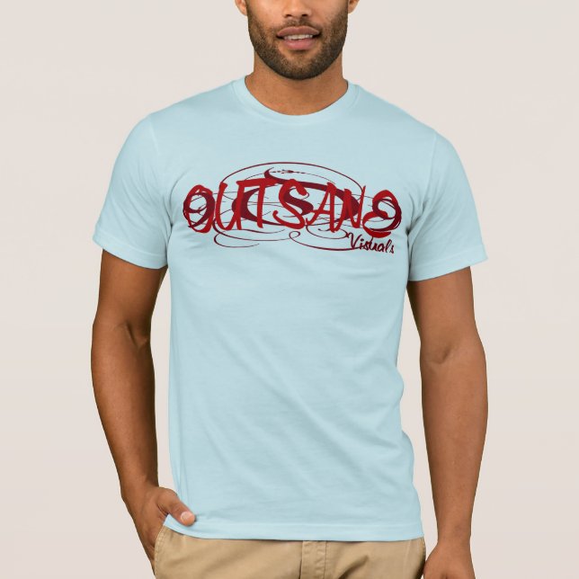 T-shirt Visuels d'Outsane (Devant)