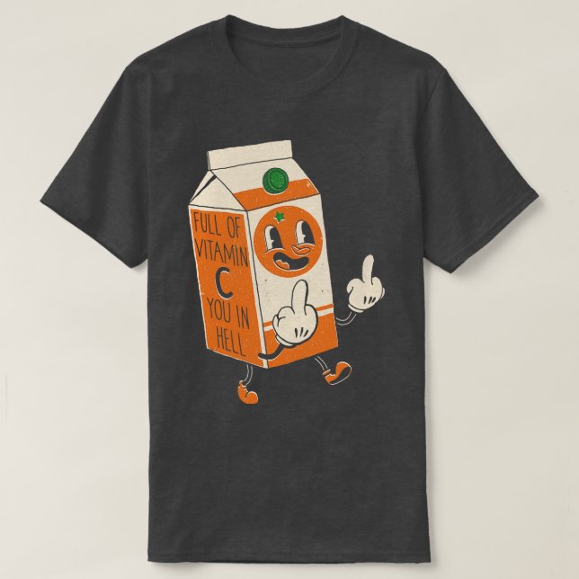 T-shirt Vitamine C Vous En Enfer (Design devant)