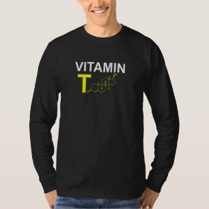 T-shirt Vitamine T Testostérone Bodybuilding Poids