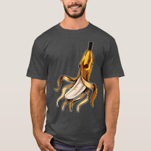 T-shirt Vitamines sous-marines de la pieuvre banane