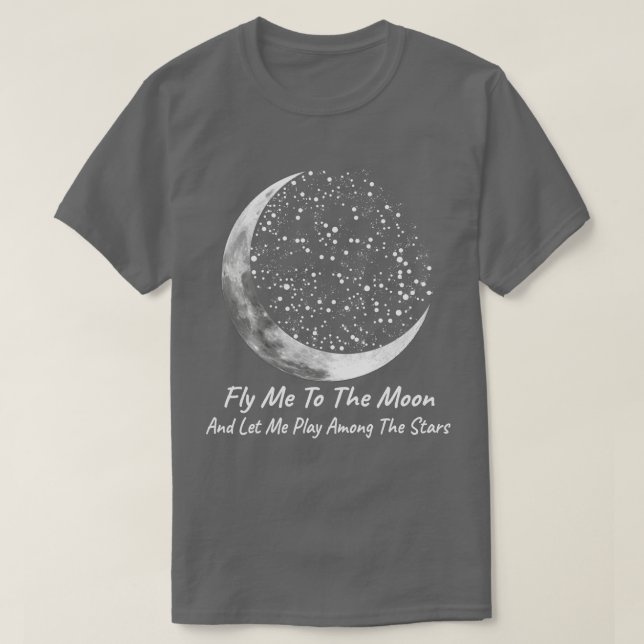 T-shirt Vite-Moi Sur La Lune (Design devant)
