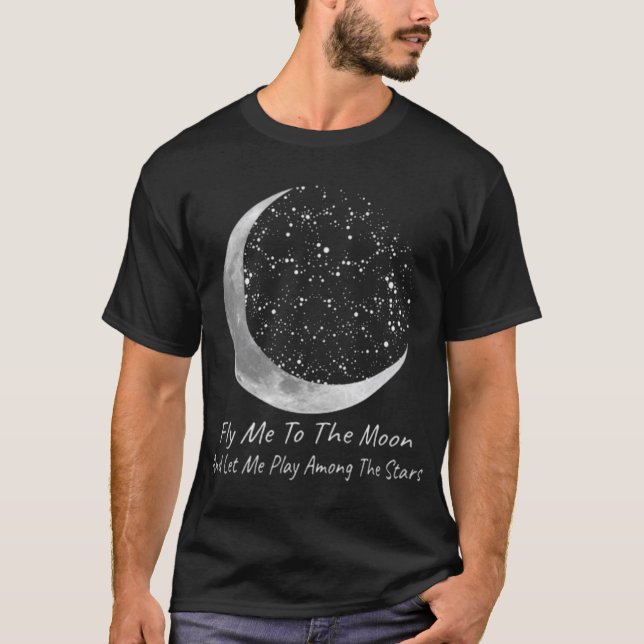 T-shirt Vite-Moi Sur La Lune (Devant)