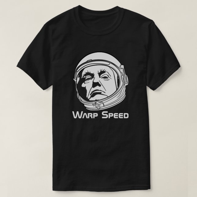 T-shirt Vitesse de distorsion Donald Trump (Design devant)