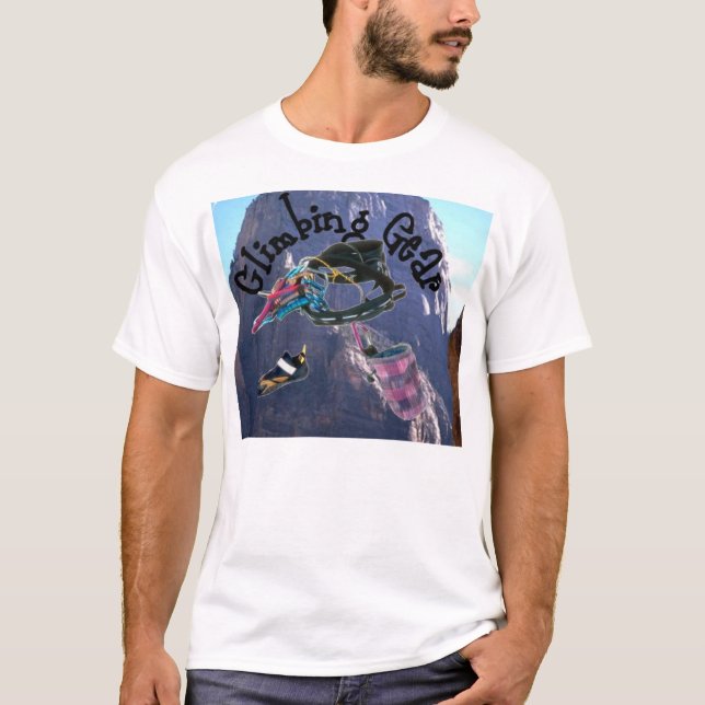 T-shirt Vitesse d'escalade de roche (Devant)
